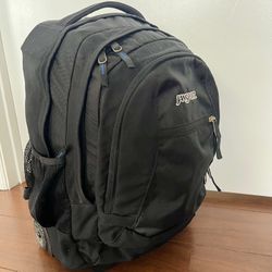 JanSport Driver 8 Rolling Laptop Backpack Black Padded 15 Inch Travel Bag