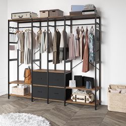 Metal Frame , Heavy Metal Closet Rack 