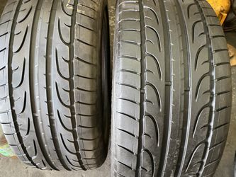 21” 2 used tires 275/40ZR21 Dunlop