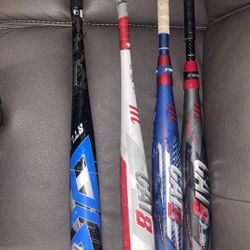 two drop 3, two drop 10 used baseball bats