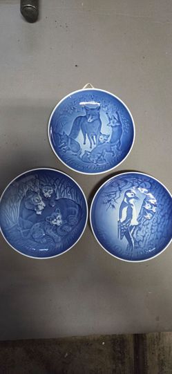 Vintage decorative plates by Mors Dag