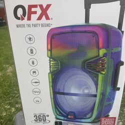 QFX 15 Bluetooth Speaker 360 Full Cabinet Lighting