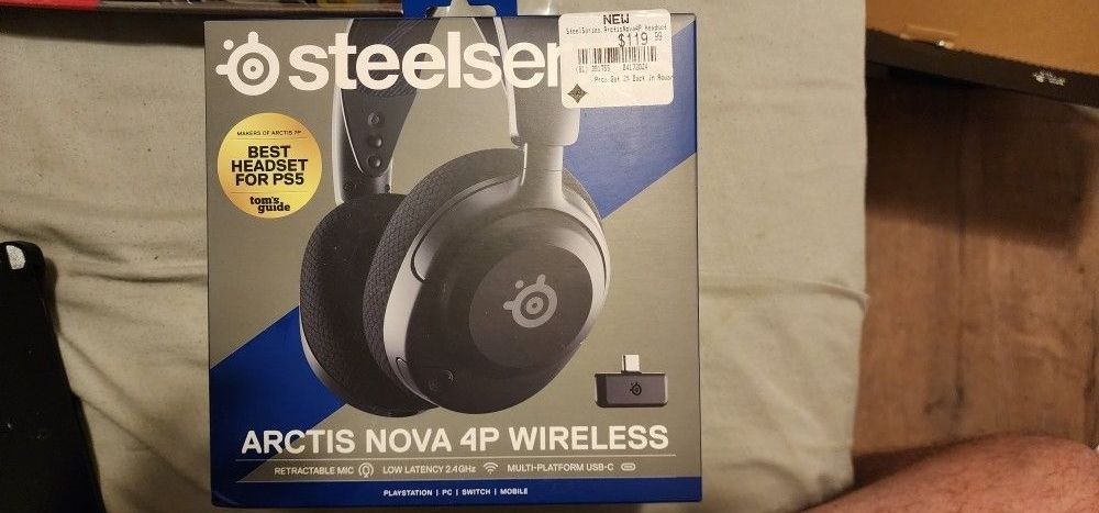 Wireless Steelseries Headset Plus 3 Games