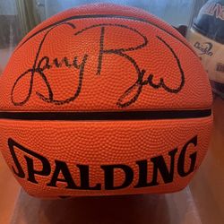 Larry Bird Signed Basketball 