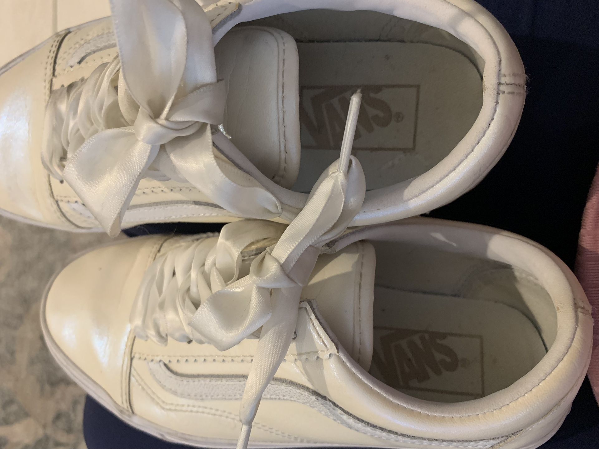 Van Pearl White Sneakers 