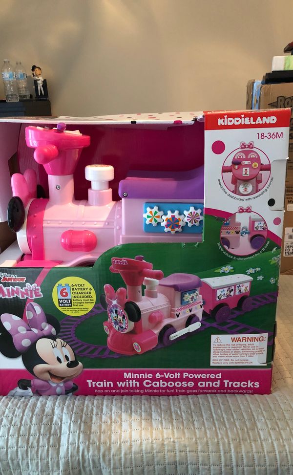 minnie mouse train with caboose