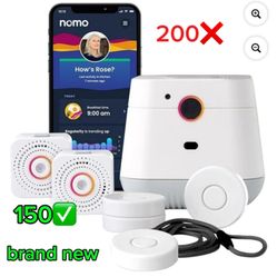 Nomo Smart Care 24/7 Medical Alert System with Fall Detection, Motion Sensors, and 911 Dispatch