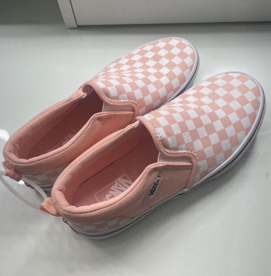 Yellow Checkered Vans Slip Ons for Sale in Visalia, CA - OfferUp