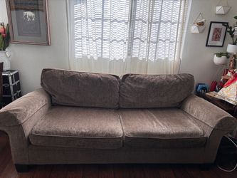 Restoration Hardware living room