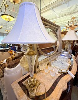 Antique Crystal Lamp Set - 50% OFF OFFER!!!