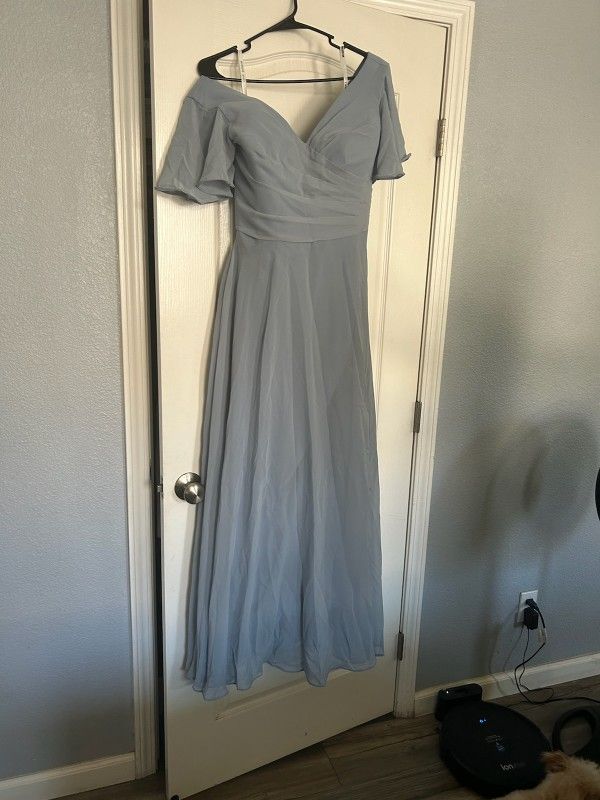 Dusty Blue Formal Dress