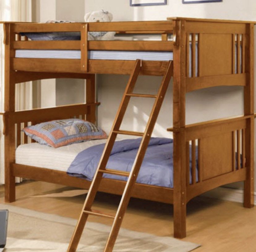 Twin Over Full Bunk Bed With Stairs