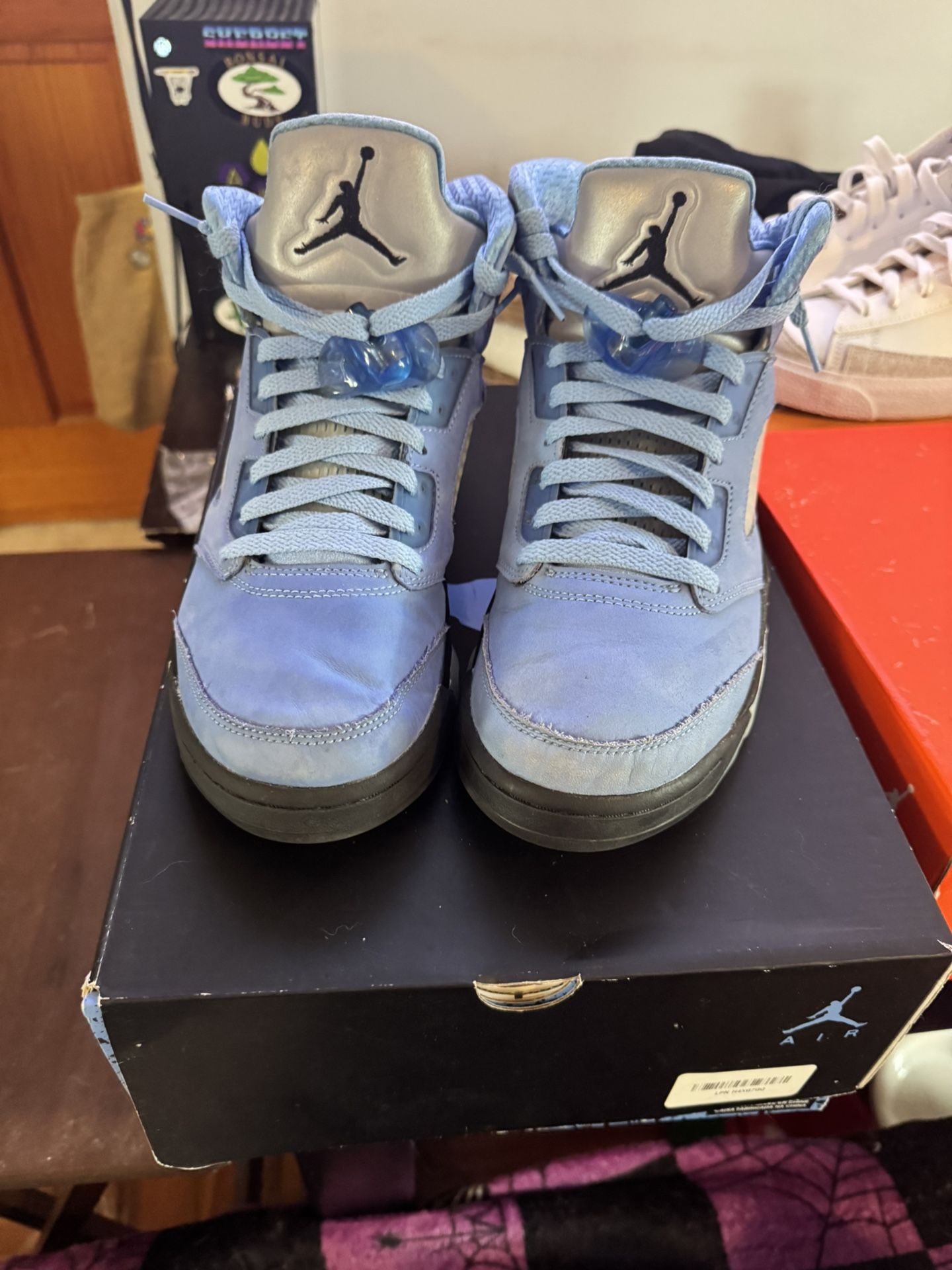 Jordan 5 UNC Size 8.5 Used Og Box 
