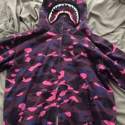Purple 1st Camo Bape hoodie