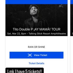 Tito Double P Tickets