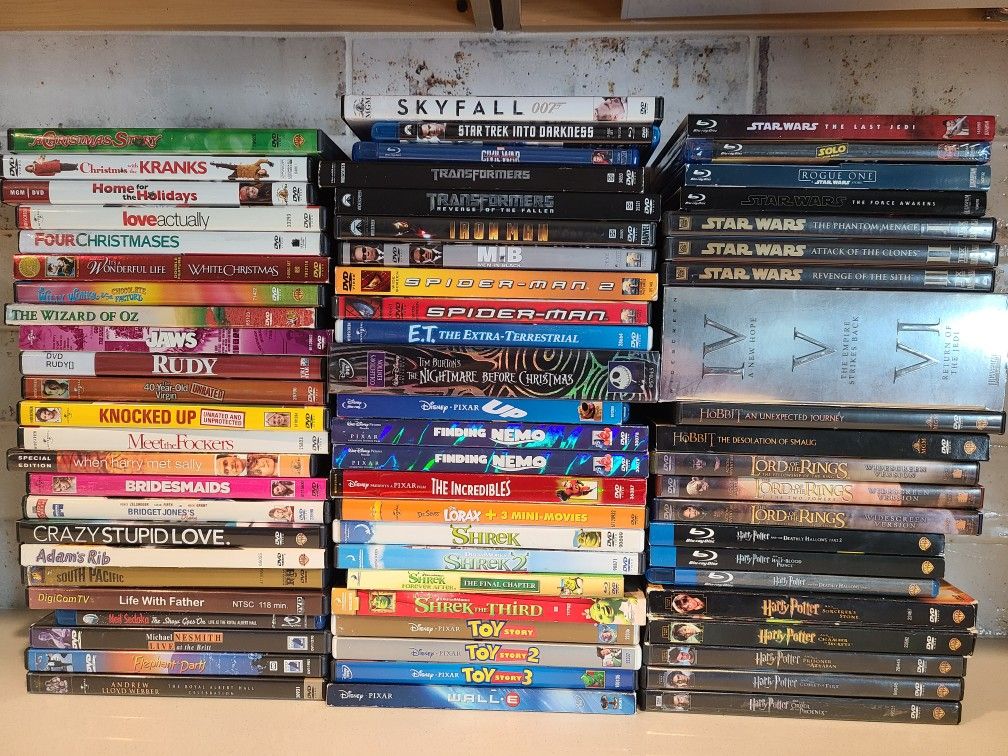 Blu-Ray & DVD Collection (71 Titles)