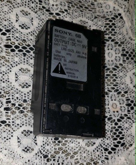 SONY 6B BATTERY CASE MODEL N60