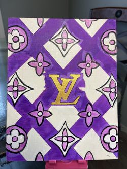 Glow In The Dark LV Painting