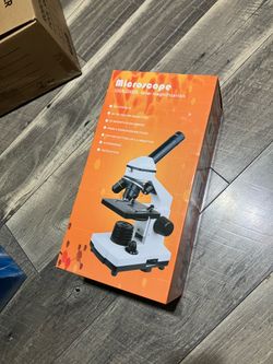 Compound Microscope w/ Phone Adapter (100x -2000x Magnification)