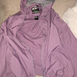 Purple Windbreaker Jacket The Black Dog Women Size Sm