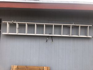 Photo 20 foot aluminum extension ladder