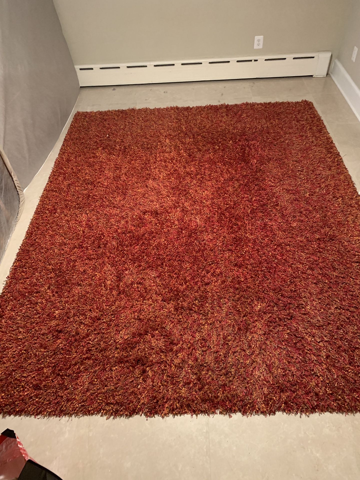 Loloi Red/Rust Shag 8x10’ Area Rug