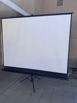 Portable Projector Screen with Tripod Stand