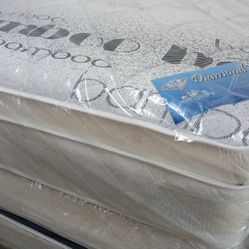 $199 Queen Pillow Top Mattress Only Brand New Free Delivery Same Day 