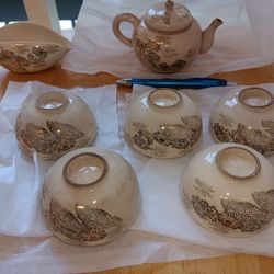 Japanese beautiful tea set