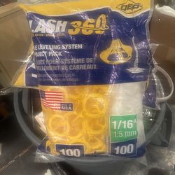 LASH 360 Tile Leveling System Project Pack 1/16" 100 caps 100 posts