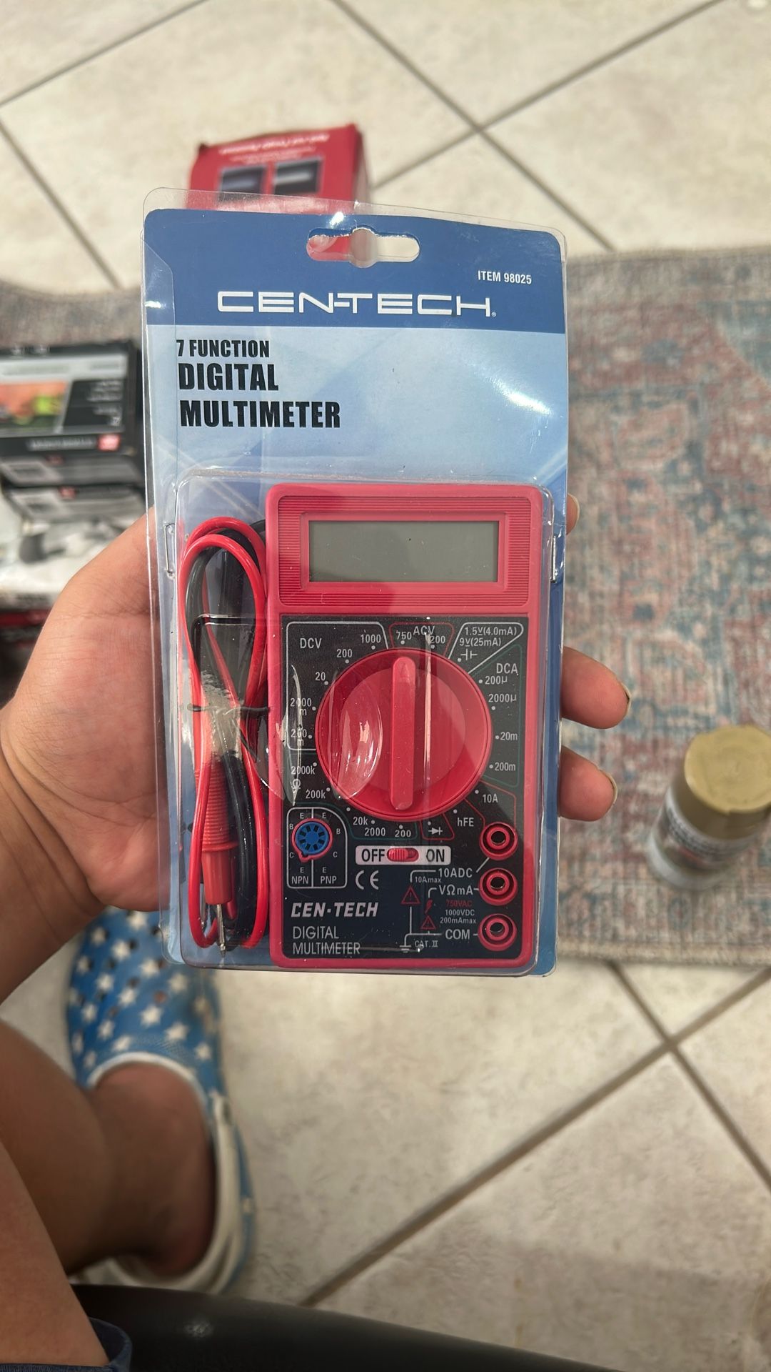 CEN-TECH 7 FUNCTION DIGITAL MULTIMETER