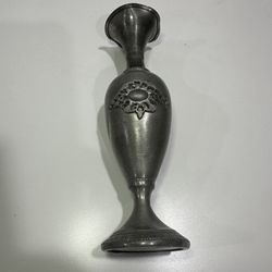 Italian Pewter Vase RAMA 95% – Vintage Handmade 🇮🇹 – 8.5”