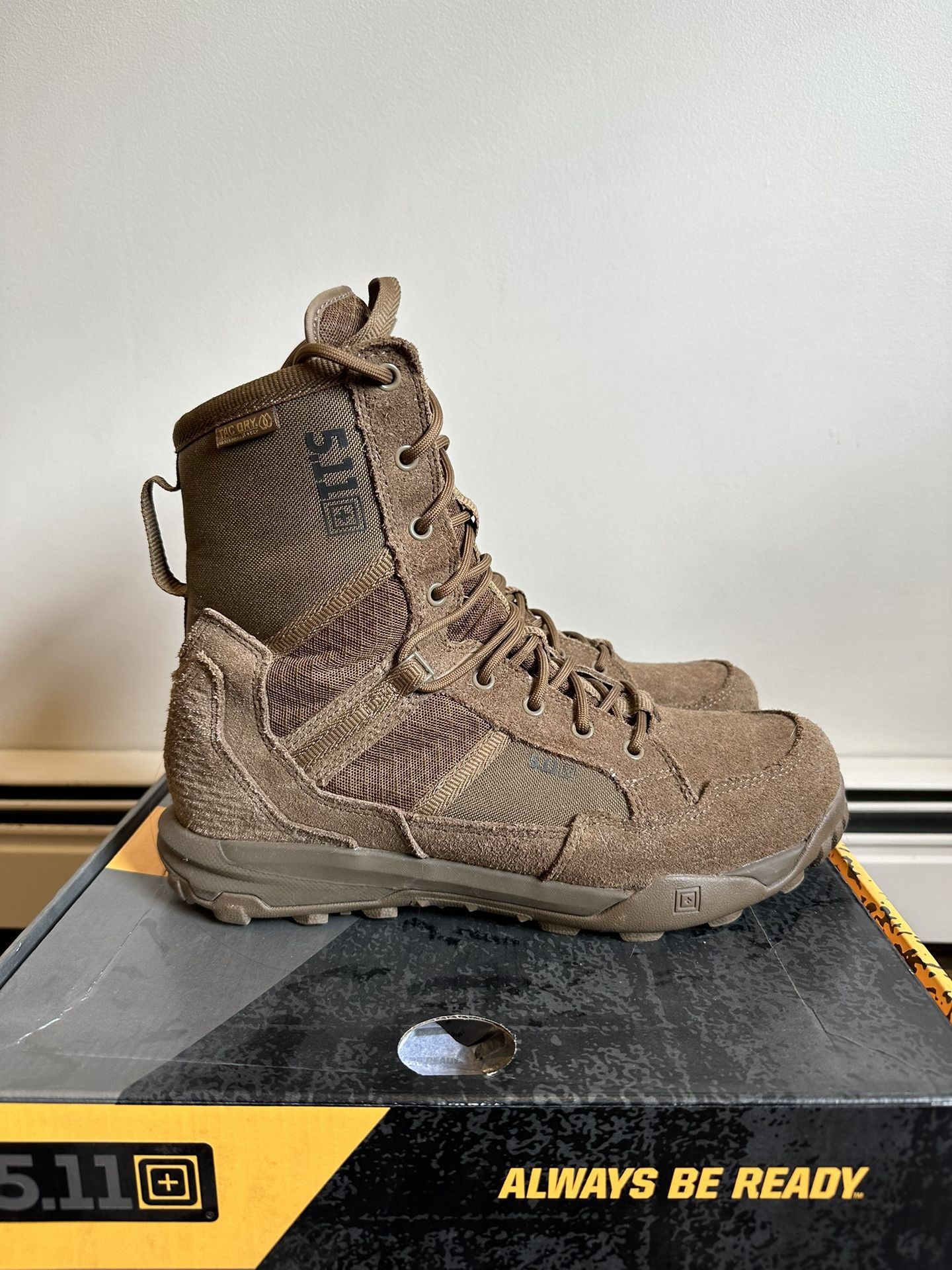 5.11 Tactical A/T Waterproof 8” Boot Size 10.5
