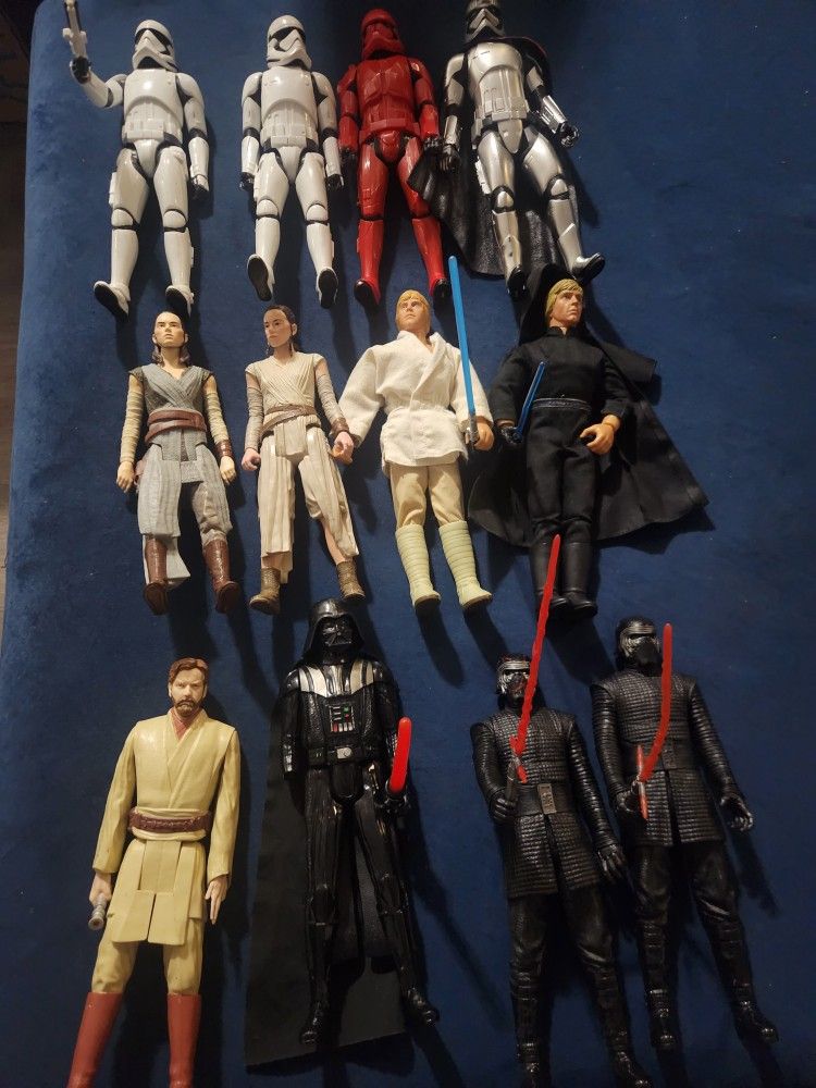 STAR WARS 12" FIGURE LOT