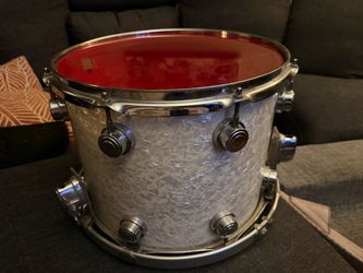Dw 12 by 15”” floor tom  white marine pearl