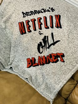 Netflix and Chill blankets