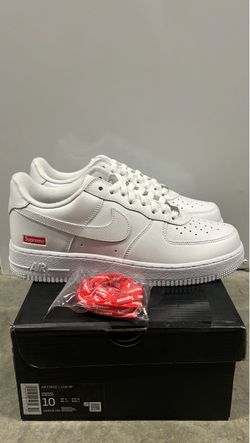 Size 10M-Supreme X Nike Air Force One “White”