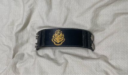 Harry Potter Hogwarts Vintage Faux Leather Cuff Bracelet