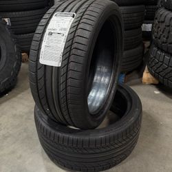 2 CONTINENTAL SPORTCONTACT 245/35R18 TIRES LLANTAS