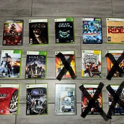 Microsoft Xbox 360 Games Lot - Pick and Choose - All Games Tested and Working