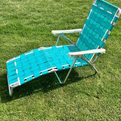 Sunbeam Outdoor Adjustable Folding Chaise Lounge Chair