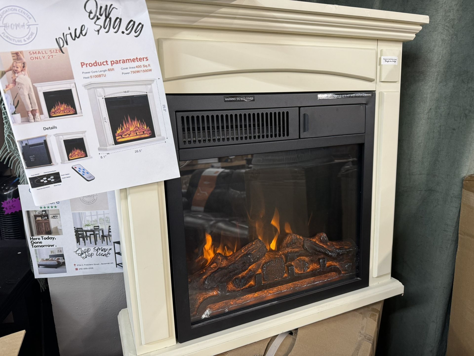 Small Fireplace Heater