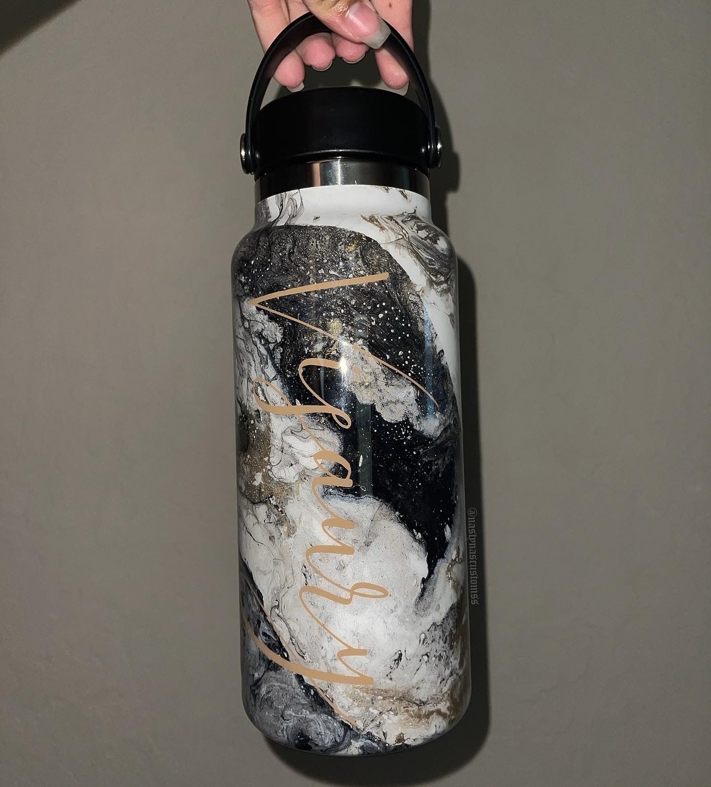Custom Marble Hydro flask