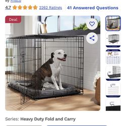 Brand New: Heavy Duty Wire Dog Crate