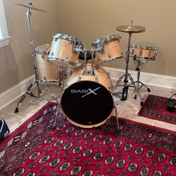 Drum Set - Basic Brand W Chair & Sticks