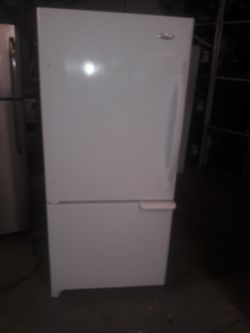 Whirlpool brand refrigerator 3 months warranty delivery and installation
