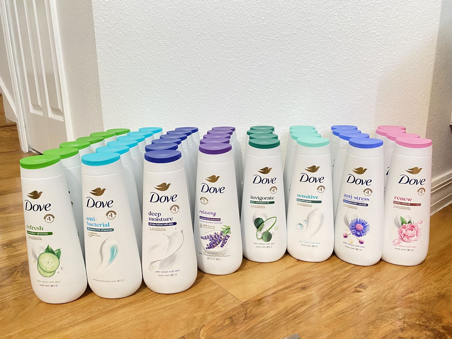 Dove body wash $5 each 