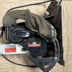 Sears Craftsman Vintage 4” by 24” 1.5 Horsepower Belt Sander With a Dust Bag.