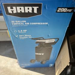 Hart 200psi 20 Gallon Air Compressor Brand New In Box