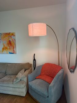 Curved retro lamp